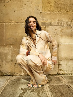 Lc Waikiki Yeni Sezon Gömlek Yaka Desenli Kadın Pijama Takımı