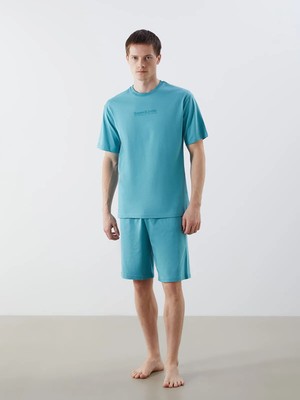 Lc Waikiki Yeni Sezon Standart Kalıp Erkek Şortlu Pijama Takımı