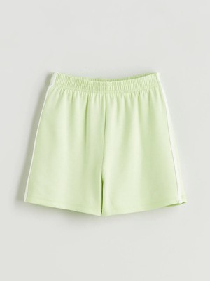 Lc Waikiki Yeni Sezon Basic Beli Lastikli Kız Çocuk Şort