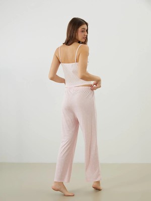 Lc Waikiki Yeni Sezon Beli Lastikli Puantiyeli Kadın Pijama Altı