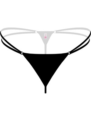 Beruflic Angel Fantazi Iç Giyim Seksi Iç Çamaşırı Kadın Siyah Külot