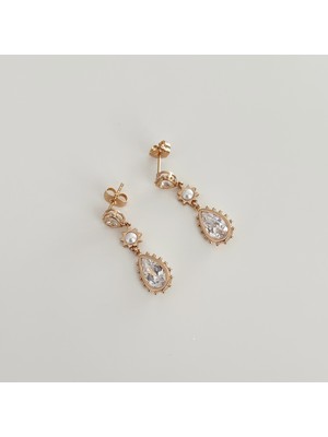 Vesce Atelier Cam Damla Xuping Küpe