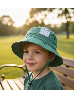 Aware Time Kitti Fötr Şapka 4-8 Yaş Erkek Çocuklar İçin Nefes Alabilir Yazlık Tasarım