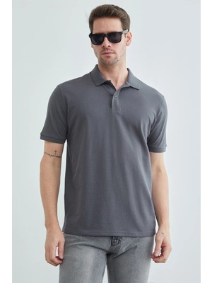 FullaModa Basic Polo Yaka Pike Tişört