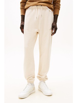 Tommy Hilfiger Erkek Modern Grafik Baskılı Eşofman Altı - Bej