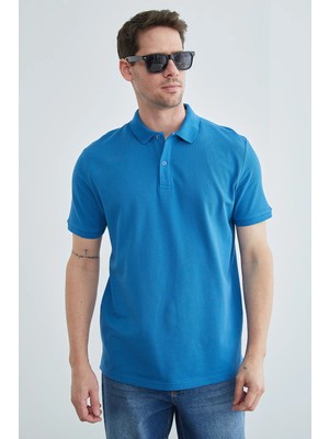 FullaModa Basic Polo Yaka Pike Tişört