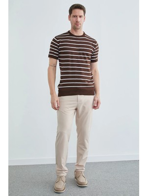 FullaModa Beli Bağcıklı Lastikli Pantolon