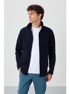 Air Jones Hardy Lacivert Standart Kalıp Polar Erkek Sweatshirt - 88299