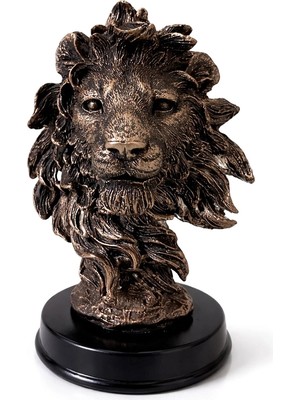 TE Dükkan 13X9 cm Polyester Aslan Büstü