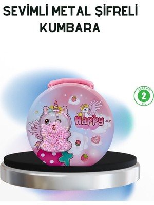 Shopwave Anahtarlı Çocuk Para Kasası Eğitici ve Dekoratif Tasarım