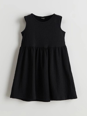 Lc Waikiki Yeni Sezon Bisiklet Yaka Kız Çocuk Elbise