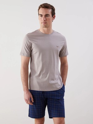 Lc Waikiki Yeni Sezon Standart Kalıp Erkek Şortlu Pijama Takımı