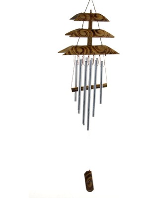 Luz&Pos Bambu Metal Çanlı Rüzgar Çanı