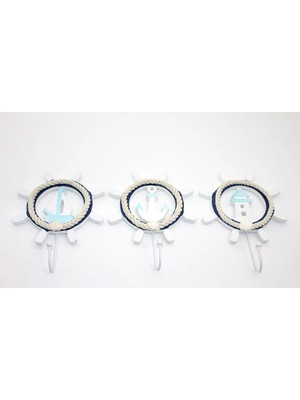 Luz&Pos Ahşap Marin Dümenli Askılık