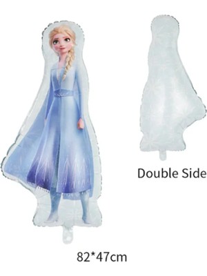 Parti Station Karlar Ülkesi Frozen Elsa 6 Yaş Pembe Renk Doğum Günü Konsept Balon Set Frozen Elsa Doğum Günü Seti