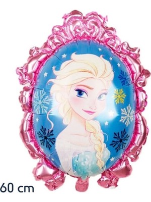 Parti Station Frozen Elsa Balon Set 4 Yaş Karlar Ülkesi Frozen Elsa Mavi Konsept Doğum Günü Parti Balon Set