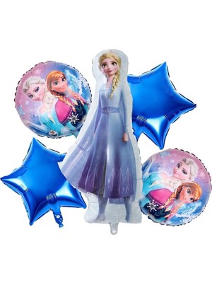 Parti Station Frozen Karlar Ülkesi Elsa Konsept Doğum Günü Balon Set Elsa Karlar Ülkesi Balon Set