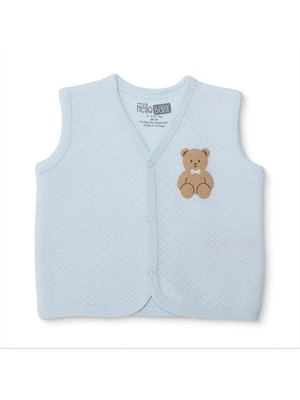 Hellobaby Hellobaby, Erkek, Kapitone Yelek, Hayvan Baskılı, Çıtçıtlı, V Yaka, Atlet