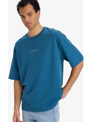 DeFacto Nefes Alabilen Boxy Fit Tişört F9684AX26SP