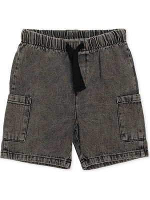 Hellobaby Hellobaby, Erkek, Denim Şort, Bağcıklı, Diz Üstü