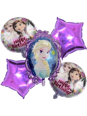 Parti Station Frozen Karlar Ülkesi Elsa Konsept Doğum Günü Balon Set Elsa Karlar Ülkesi Balon Set