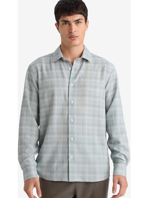 DeFacto Regular Fit Polo Yaka Uzun Kollu Gömlek F9880AX26SP