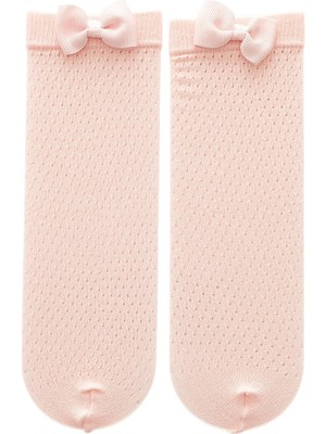 Hellobaby Hellobaby, Kız, Dizaltı Çorap, Fiyonk Baskılı