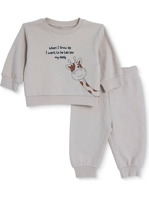 Hellobaby Hellobaby, Erkek, Eşofman Takımı, Hayvan Baskılı, Bisiklet Yaka, Uzun Paça, Uzun Kol