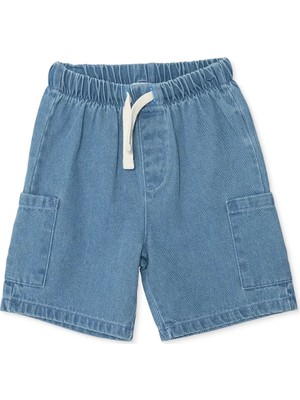 Hellobaby Hellobaby, Erkek, Denim Şort, Bağcıklı, Diz Üstü
