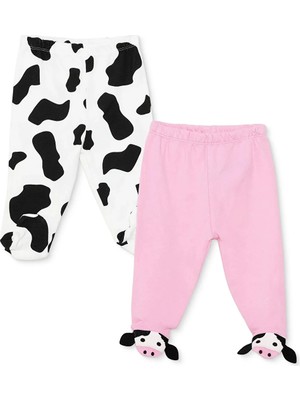 Hellobaby Hellobaby, Kız, 2li Patikli Alt, Hayvan Baskılı, Uzun Paça