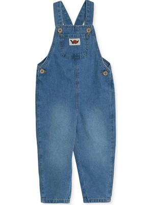 Hellobaby Hellobaby, Erkek, Salopet, Düğmeli, Cool Dino, Modelli Yaka, Uzun Paça, Atlet