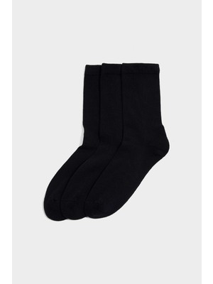 DeFacto Dikişsiz 3'lü Modal Havlu Çorap Erkek Çocuk G7219A8NS