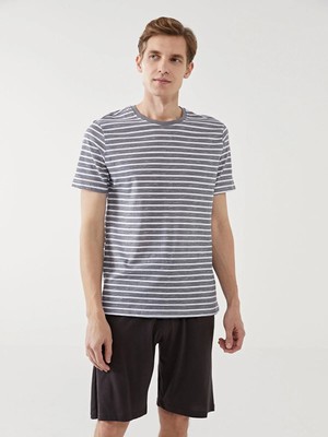 Lc Waikiki Yeni Sezon Standart Kalıp Erkek Şortlu Pijama Takımı