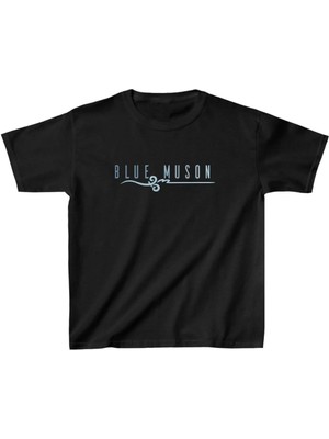 Luz&Pos Unisex Çocuk Baskılı T-Shirt - Siyah