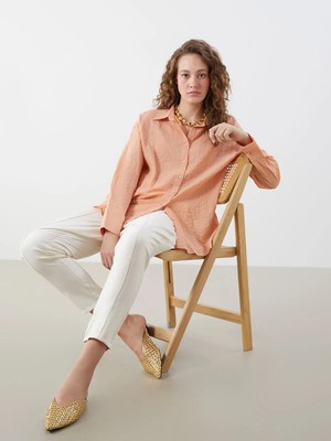 Lc Waikiki Yeni Sezon Dokulu Kadın Gömlek