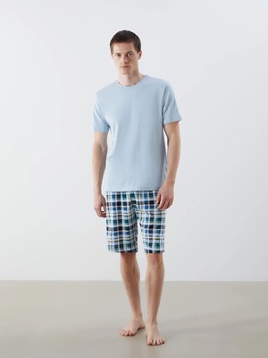 Lc Waikiki Yeni Sezon Standart Kalıp Erkek Şortlu Pijama Takımı