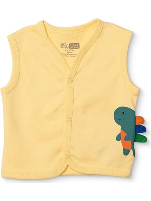 Hellobaby Hellobaby, Erkek, Yelek, Hayvan Baskılı, Çıtçıtlı, V Yaka, Atlet