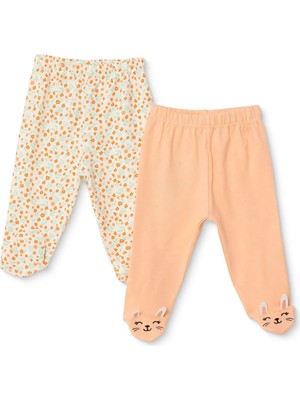 Hellobaby Hellobaby, Kız, 2li Patikli Alt, Çiçek Baskılı, Uzun Paça