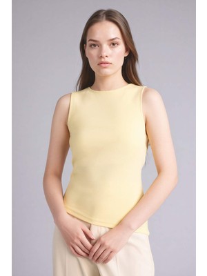 DeFacto Slim Fit Bisiklet Yaka Ribana Atlet F6275AX26SP