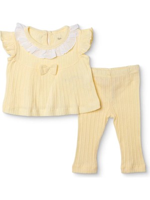 Bebetto Bebetto, Kız, Bluz-Tayt, Sweet Princess, Fırfırlı Yaka, Uzun Paça, Kısa Kol