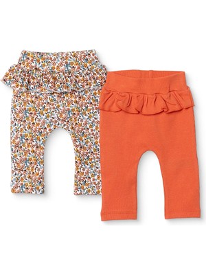 Hellobaby Hellobaby, Kız, 2li Patiksiz Alt, Çiçek Baskılı, Uzun Paça