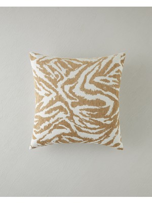 English Home Zebra Dekoratif Kırlent 45X45 cm Bej