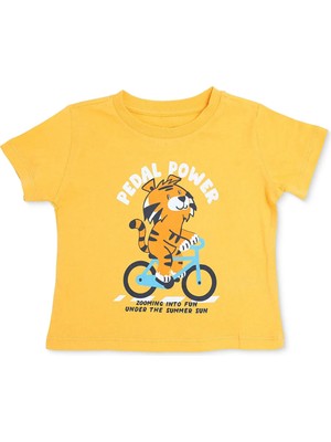 Hellobaby Hellobaby, Erkek, Tshirt, Hayvan Baskılı, Bisiklet Yaka, Kısa Kol