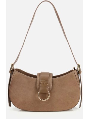 Hotiç 03CAH319200A340 KADIN Vizon Kilit Detaylı Omuz Çantası