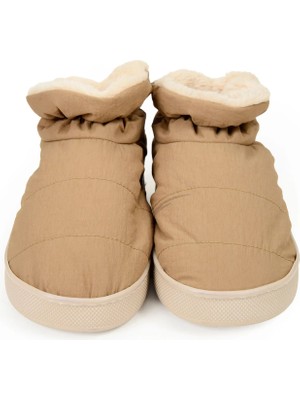 Peluche Kahve Kadın Ev Terliği Mkv-B2- 1