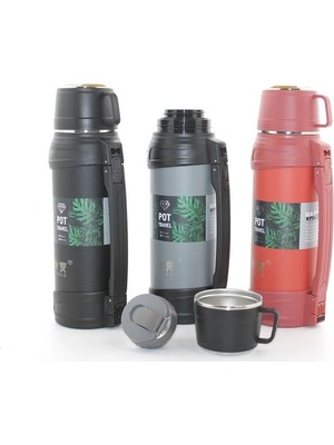 Luz&Pos Paslanmaz Çelik Çift Katmanlı Termos 1.2 Lt Model 1