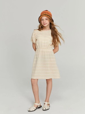 Lc Waikiki Yeni Sezon Bisiklet Yaka Kız Çocuk Elbise