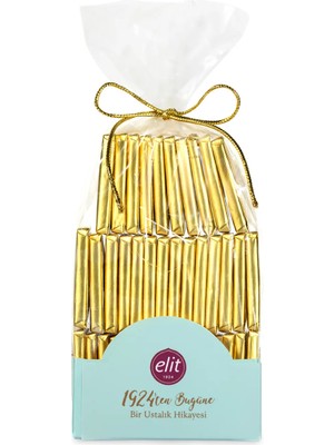 Elit Çikolata Elit Altın Sargılı Sütlü Çikolata Madlen 250 gr Hediye İçin Lezzetli Aroma Glutensiz