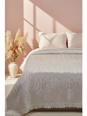 Style Pudra Çift Kişilik Yatak Örtüsü Seti