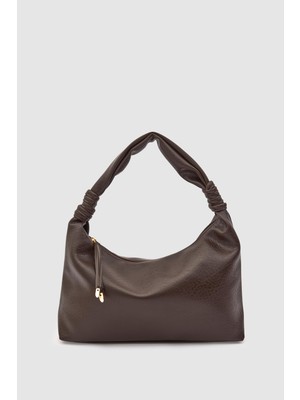 Shule Bags Harlow Owal Omuz Çantası Acı Kahve